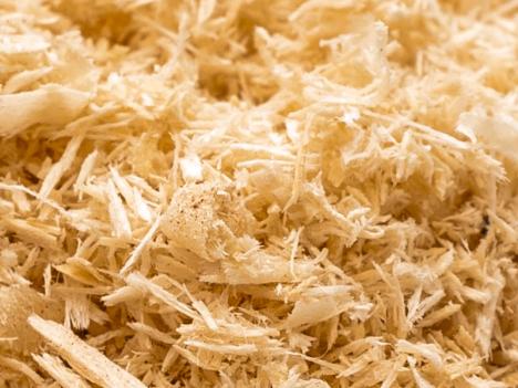 Behind the chip dryer